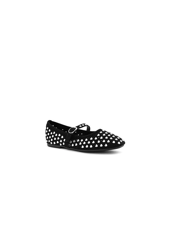 Cuple Girls Embellished Mary Jane Flats